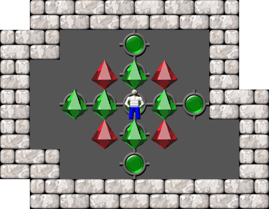 Сокобан Thinking Rabbit Arranged уровень 415